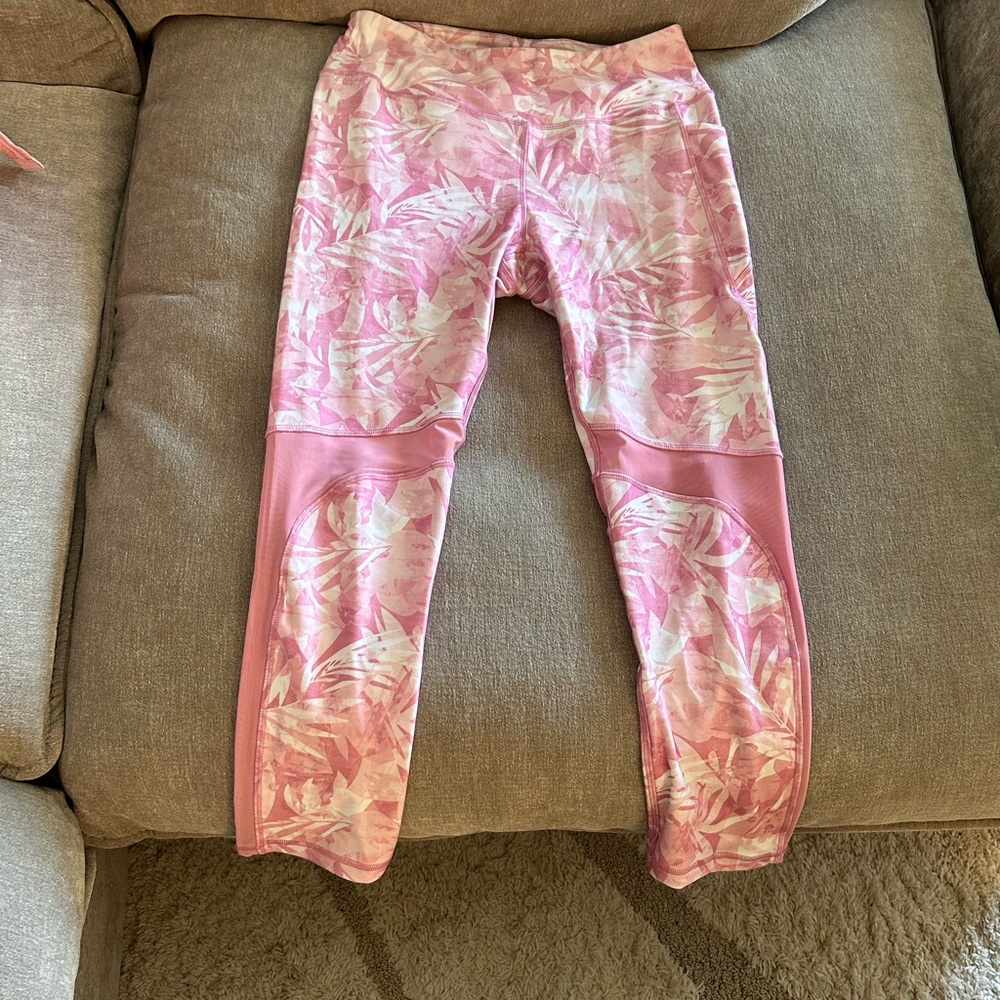 Pink Patterned Women’s Leggings